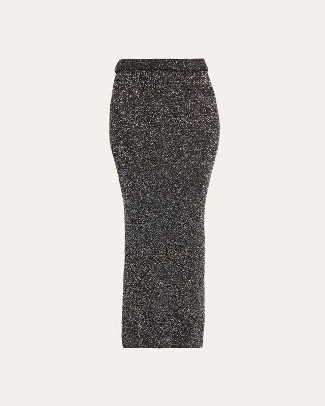 Dana Sparkly Knit Skirt